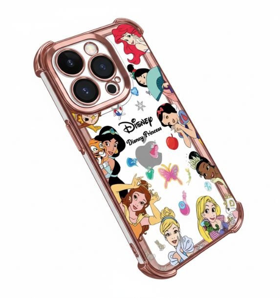 Disney Beautiful Princess Witch Phone Case for iPhone 15 Pro – Soft Clear Anti-Fall Gasbag Back Cover - Image 2
